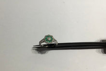 Load image into Gallery viewer, Emerald And Diamond Ring

