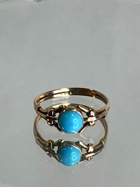 Pre loved  Turquoise Single stone ring