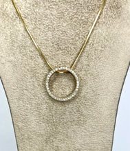 Load image into Gallery viewer, 9ct Gold And Diamond Necklace
